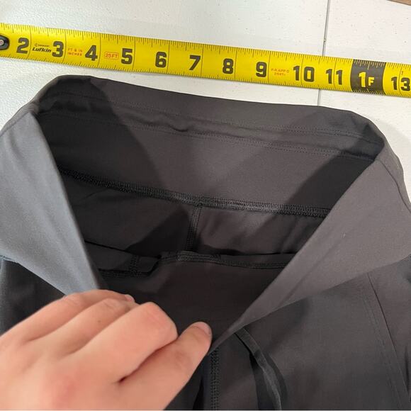 NWOT Halara Gray High Waist Rise Flare Pants Drawstring Pockets Womens Medium - Picture 5 of 8